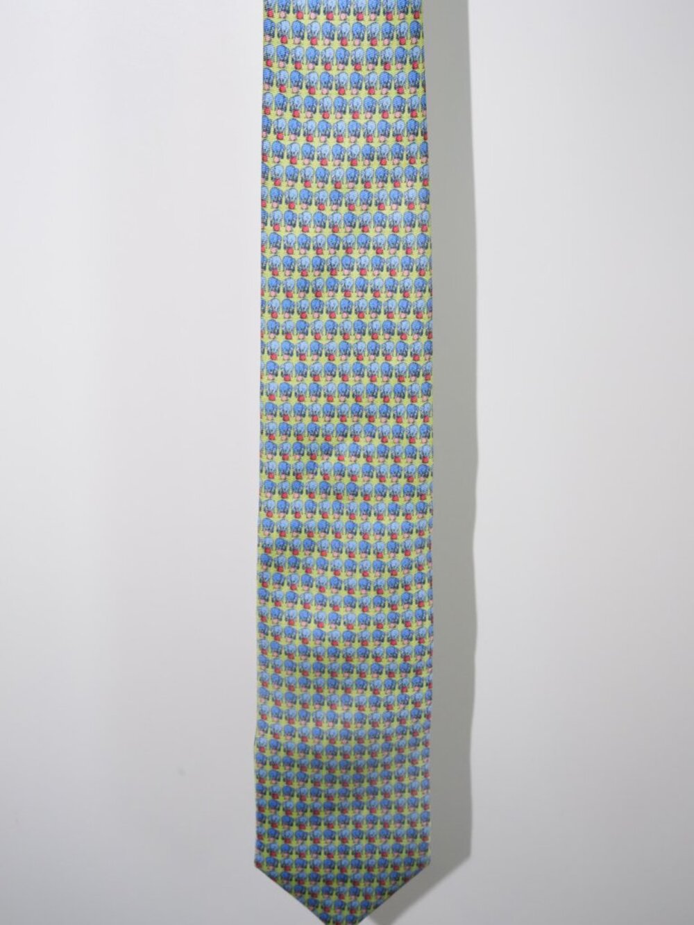 Peter Blair Green Elephant Tie